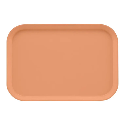 Cambro 1015117 10" x 15" Dark Peach Fiberglass Rectangular Camtray - 24/Case