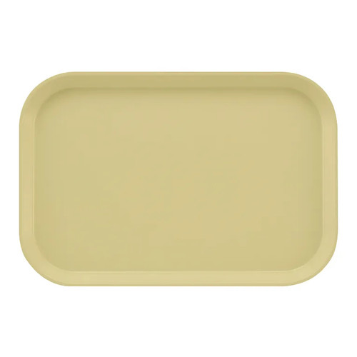 Cambro 1116536 10" x 15" Lemon Chiffon Fiberglass Rectangular Camtray - 24/Case