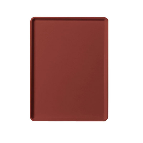 Cambro 1219D501 12" X 19" Rectangular Real Rust Dietary Tray - 12/Case