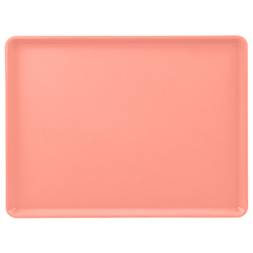 Cambro 1216D409 12" X 16" Rectangular Blush Dietary Tray - 12/Case