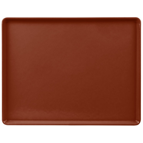 Cambro 1418D501 14" X 18" Rectangular Real Rust Dietary Tray - 12/Case