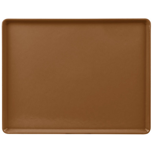 Cambro 1418D513 14" X 18" Rectangular Bay Leaf Brown Dietary Tray - 12/Case