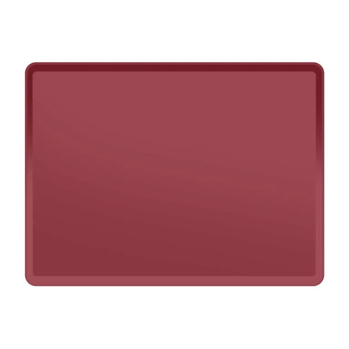 Cambro 1520D410 15" X 20.18" Rectangular Raspberry Cream Dietary Tray - 12/Case