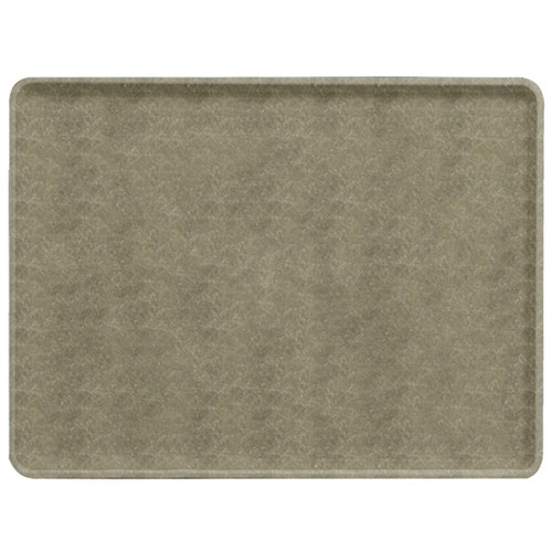 Cambro 1216D104 12" X 16" Rectangular Desert Tan Dietary Tray - 12/Case