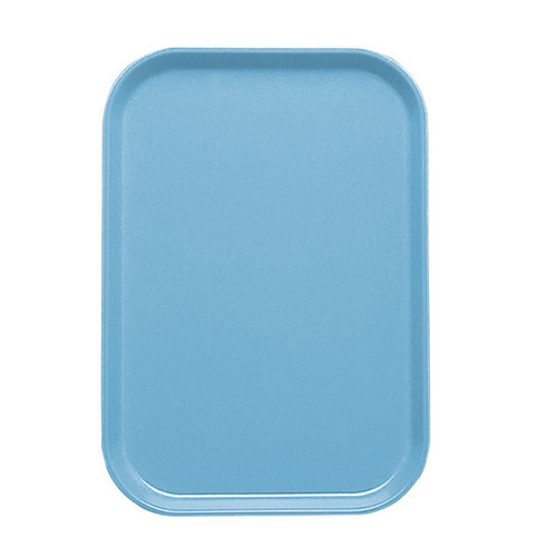 Cambro 1015518 10" x 15" Robin Egg Blue Fiberglass Rectangular Camtray - 24/Case