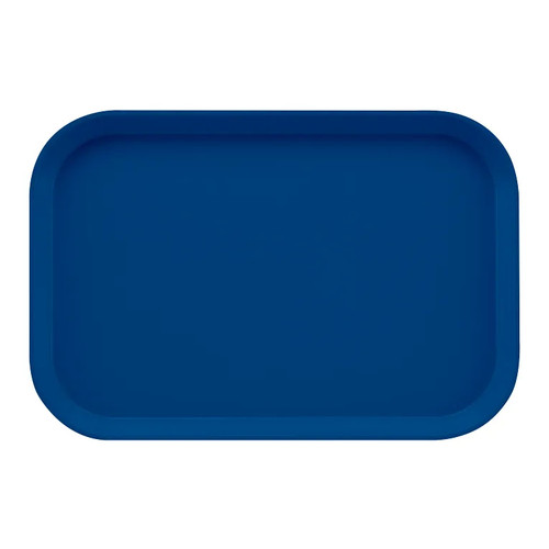 Cambro 1116123 10" x 15" Amazon Blue Fiberglass Rectangular Camtray - 24/Case