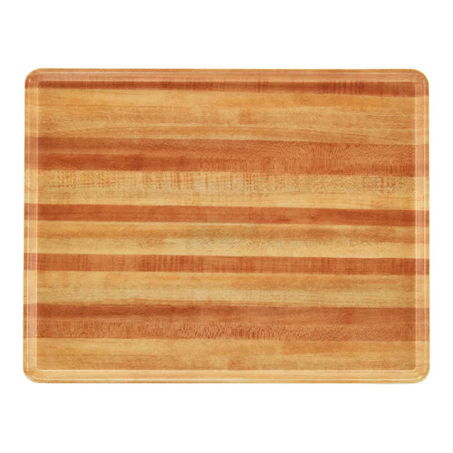 Cambro 1216D303 12" X 16" Rectangular Light Butcher Block Dietary Tray - 12/Case
