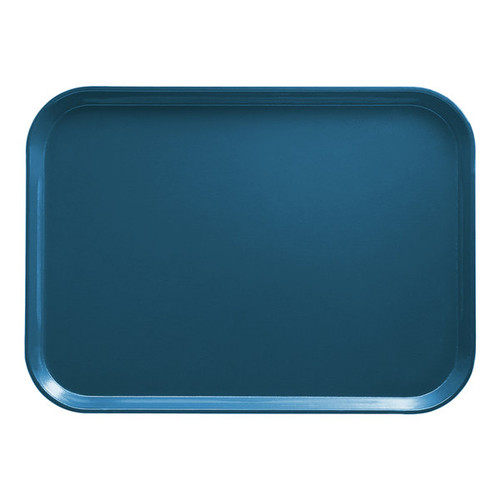 Cambro 2632401 10.44" x 12.75" Slate Blue GN.5 Size Rectangular Fiberglass Metric Camtray - 12/Case
