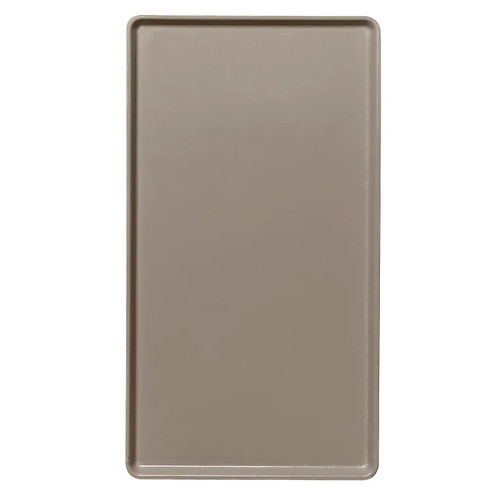 Cambro 1222D199 12" X 22" Rectangular Taupe Dietary Tray - 12/Case