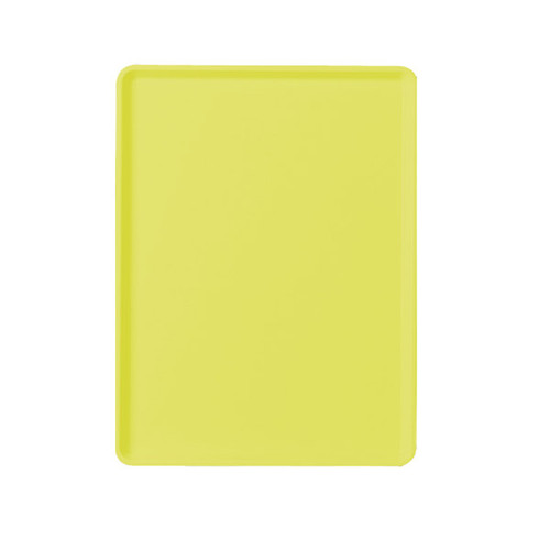 Cambro 1219D537 12" X 19" Rectangular Cameo Yellow Dietary Tray - 12/Case