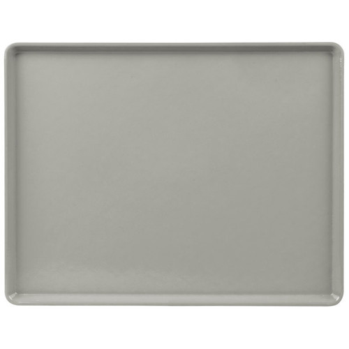 Cambro 1418D107 14" X 18" Rectangular Pearl Gray Dietary Tray - 12/Case