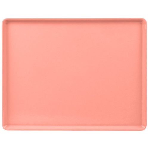 Cambro 1418D409 14" X 18" Rectangular Blush Dietary Tray - 12/Case