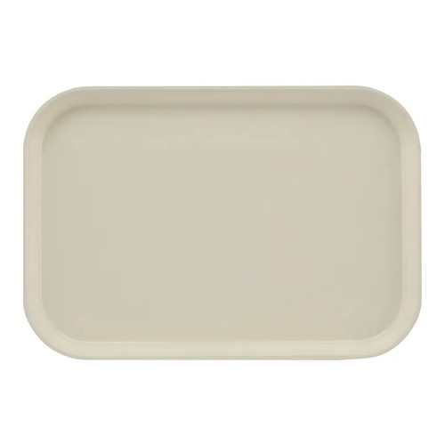 Cambro 1015538 10" x 15" Cottage White Fiberglass Rectangular Camtray - 24/Case