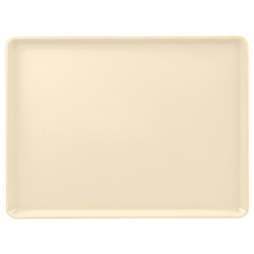 Cambro 1216D537 12" X 16" Rectangular Cameo Yellow Dietary Tray - 12/Case