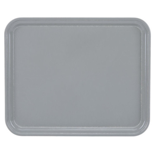 Cambro 2632107 10.44" x 12.75" Pearl Gray GN.5 Size Rectangular Fiberglass Metric Camtray - 12/Case