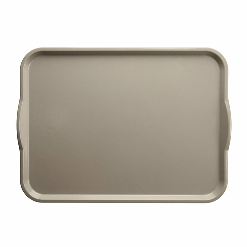 Cambro 1418H107 14" X 18" Rectangular Pearl Gray Camtray Dietary Tray - 12/Case