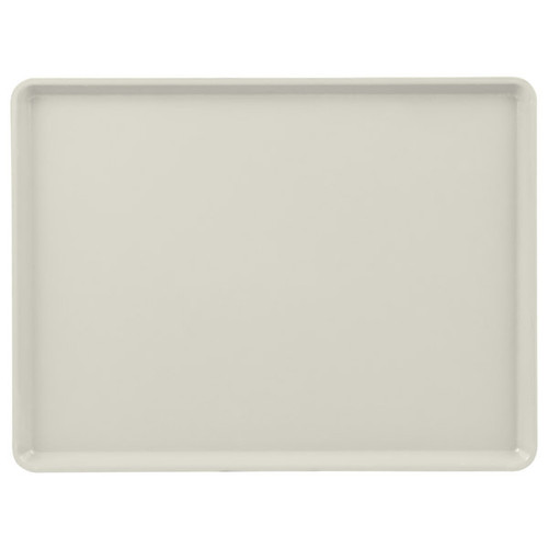 Cambro 1222D101 12" X 22" Rectangular Antique Parchment Dietary Tray - 12/Case