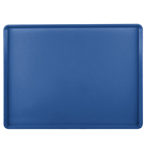 Cambro 1520D123 15" X 20.18" Rectangular Amazon Blue Dietary Tray - 12/Case