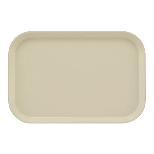 Cambro 1116538 10" x 15" Cottage White Fiberglass Rectangular Camtray - 24/Case