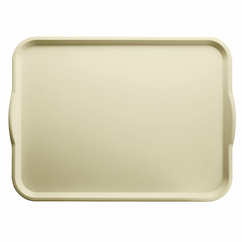 Cambro 1418H537 14" X 18" Rectangular Cameo Yellow Camtray Dietary Tray - 12/Case