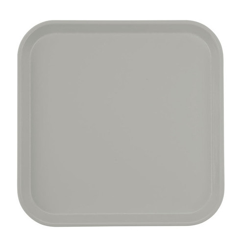 Cambro 1313199 13" x 13" Taupe Square Fiberglass Metric Camtray - 12/Case