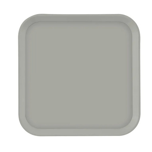 Cambro 1313199 13" x 13" Taupe Square Fiberglass Metric Camtray - 12/Case