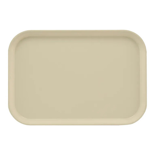 Cambro 1015537 10" x 15" Cameo Yellow Fiberglass Rectangular Camtray - 24/Case