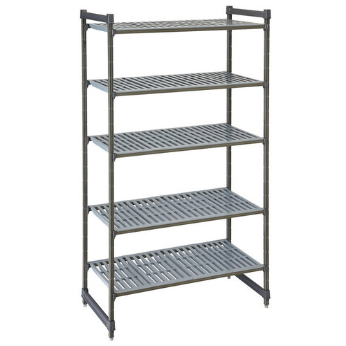 Cambro CSMHDTK10000 120" H High Density Track Kit for 3 Camshelving Premium Series High Density Mobile Units