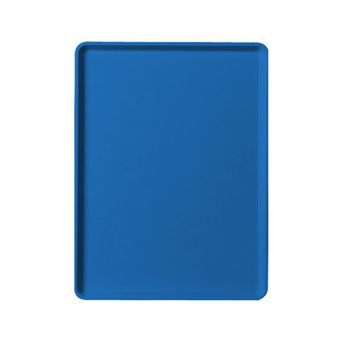 Cambro 1220D123 12" X 20" Rectangular Amazon Blue Dietary Tray - 12/Case