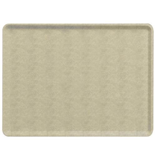 Cambro 1418D104 14" X 18" Rectangular Desert Tan Dietary Tray - 12/Case
