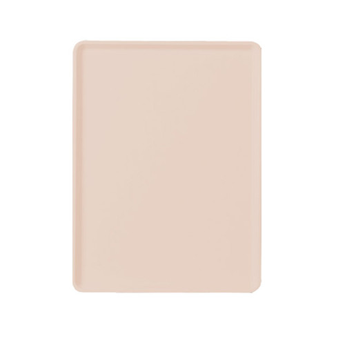 Cambro 1220D106 12" X 20" Rectangular Light Peach Dietary Tray - 12/Case