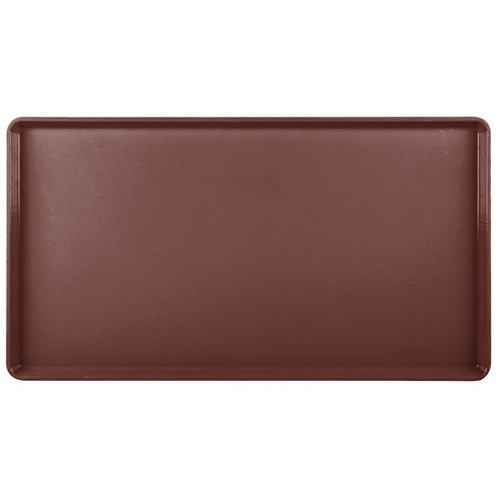 Cambro 1222D501 12" X 22" Rectangular Real Rust Dietary Tray - 12/Case