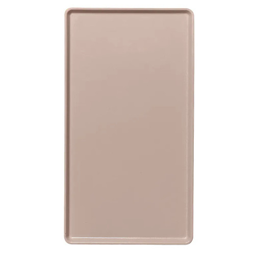 Cambro 1222D106 12" X 22" Rectangular Light Peach Dietary Tray - 12/Case