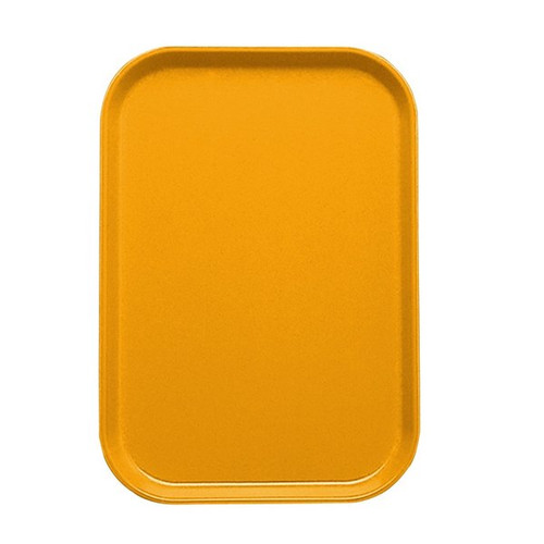 Cambro 1015504 10" x 15" Mustard Fiberglass Rectangular Camtray - 24/Case