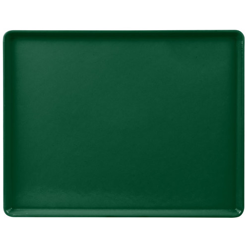 Cambro 1418D119 14" X 18" Rectangular Sherwood Green Dietary Tray - 12/Case