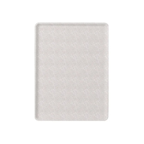 Cambro 1222D215 12" X 22" Rectangular Abstract Gray Dietary Tray - 12/Case