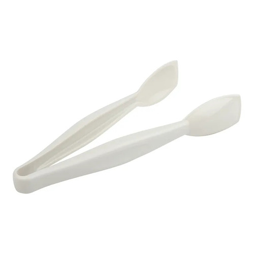 Cambro TGG9148 9-1/2" Easy-Grasp White Lugano Tongs - 12/Case