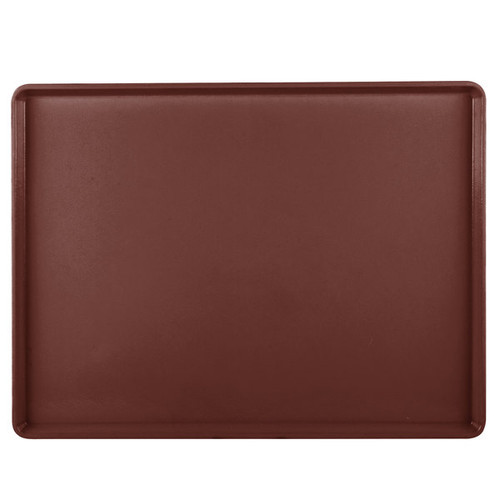 Cambro 1520D501 15" X 20.18" Rectangular Real Rust Dietary Tray - 12/Case
