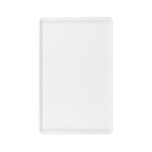 Cambro 1219D148 12" X 19" Rectangular White Dietary Tray - 12/Case