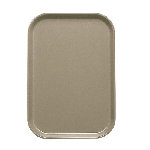 Cambro 1116104 10" x 15" Desert Tan Fiberglass Rectangular Camtray - 24/Case