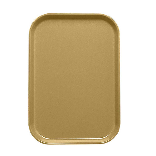Cambro 1116514 10" x 15" Earthen Gold Fiberglass Rectangular Camtray - 24/Case