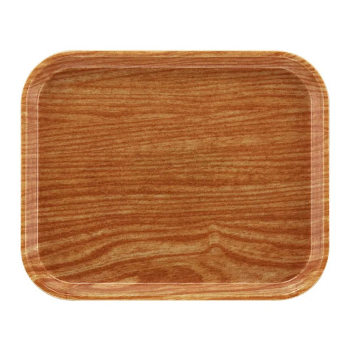 Cambro 1015307 10" x 15" Lighy Elm Fiberglass Rectangular Camtray - 24/Case