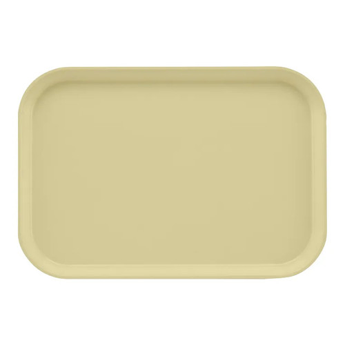 Cambro 1015536 10" x 15" Lemon Chiffon Fiberglass Rectangular Camtray - 24/Case