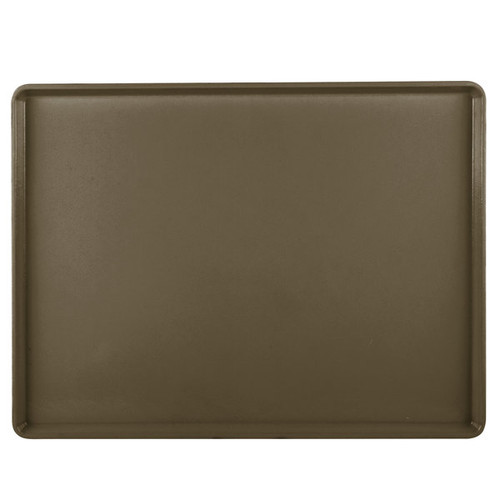 Cambro 1520D513 15" X 20.18" Rectangular Bay Leaf Brown Dietary Tray - 12/Case