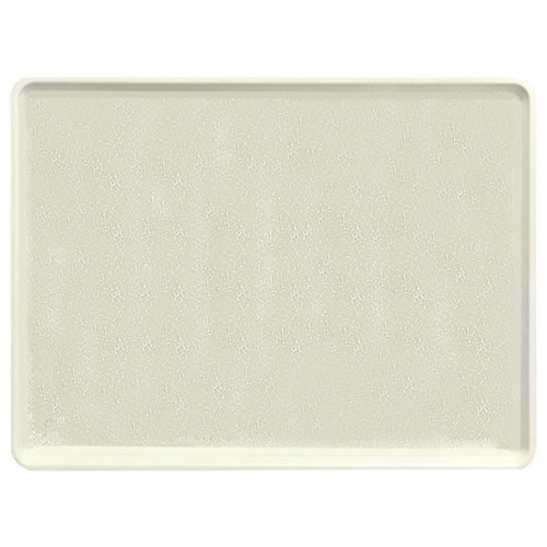 Cambro 1418D526 14" X 18" Rectangular Galaxy Antique Parchment Gold Dietary Tray - 12/Case