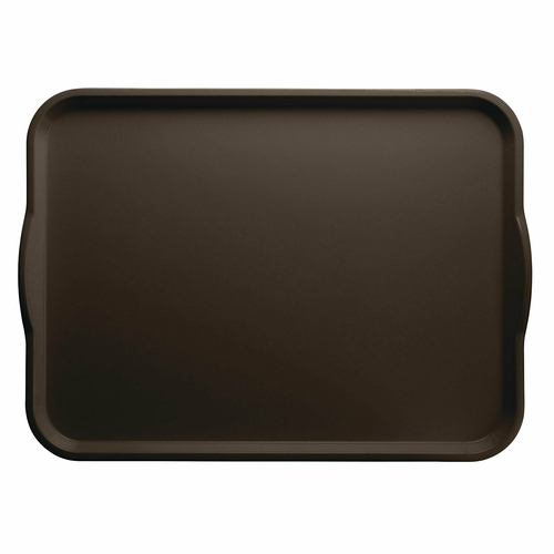 Cambro 1418H116 14" X 18" Rectangular Brazil Brown Camtray Dietary Tray - 12/Case