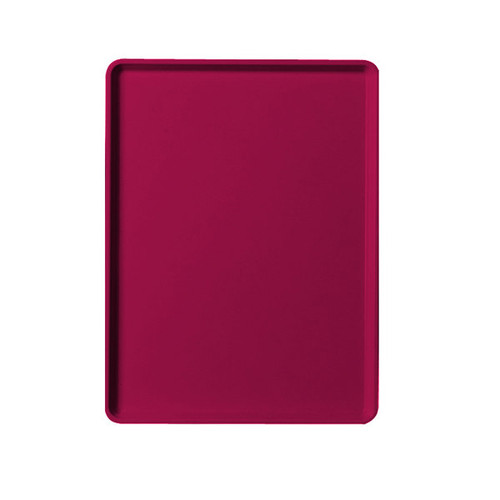 Cambro 1220D505 12" X 20" Rectangular Cherry Red Dietary Tray - 12/Case