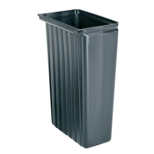 Cambro Bc331KDTC110 8 Gal. Black Trash Container for KD Service Cart