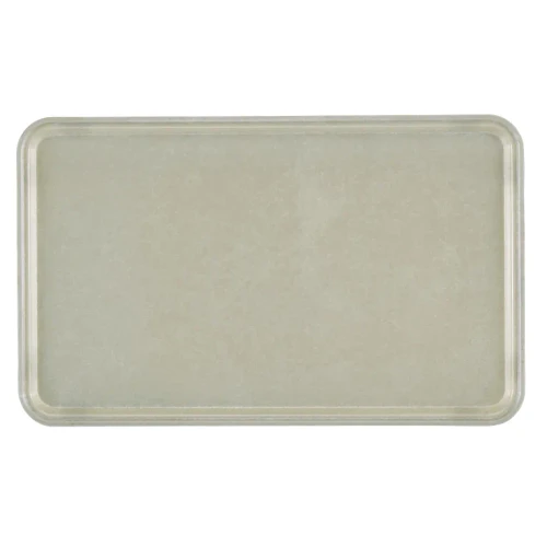 Cambro 3253101 32.5 Cm x 53 CmRectangular Metric Antique Parchment Fiberglass Camtray - 12/Case