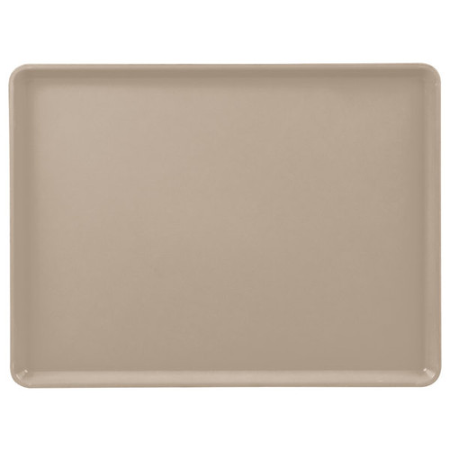 Cambro 1216D199 12" X 16" Rectangular Taupe Dietary Tray - 12/Case